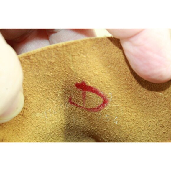 LL Bean Women's Brown Leather Lace Up Unlined Mid Calf Duck Boots Size 9 M - Picture 8 of 10